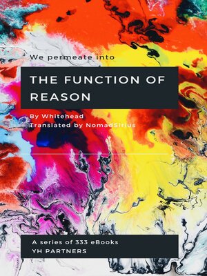 cover image of We Permeate into the Function of Reason